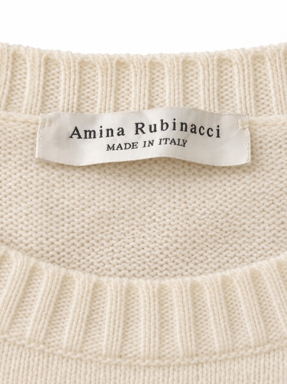 Cashmere Cream Crewneck Women’s Sweater